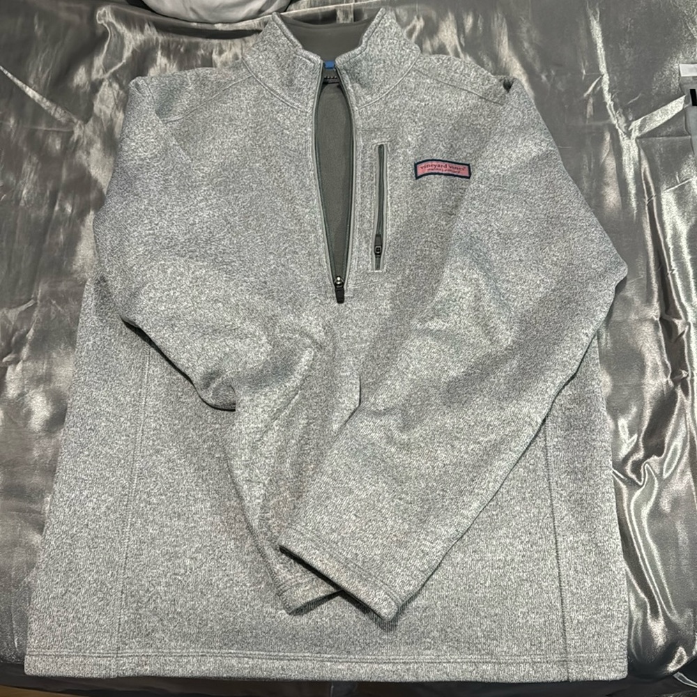 Men Vineyard Vines 1/2 Zip Fleece Sweater